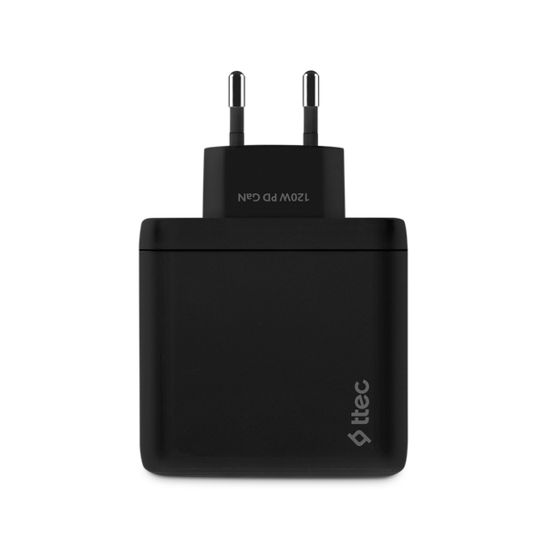 ttec SmartCharger Trio GAN 120W PD Seyahat Hızlı Şarj Aleti 2 USB-C+USB-A