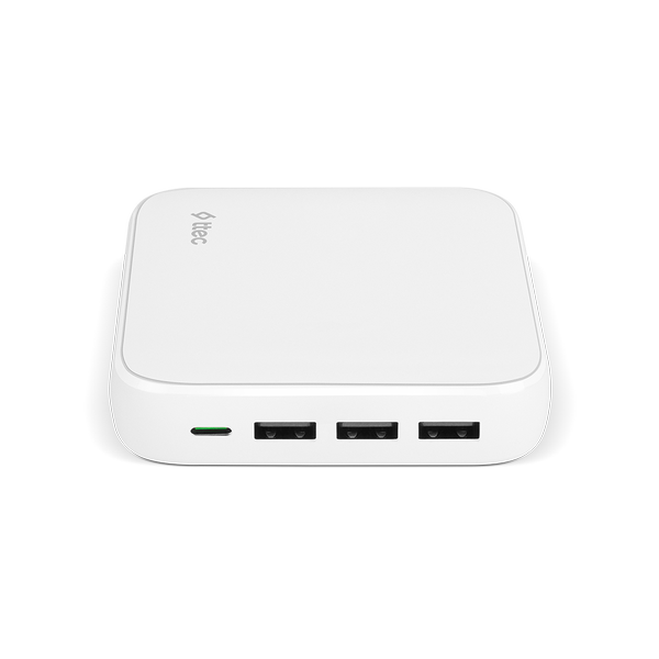 ttec SmartCharger Quattro GaN 65W PD Seyahat Hızlı Şarj Aleti USB-C + 3 USB-A