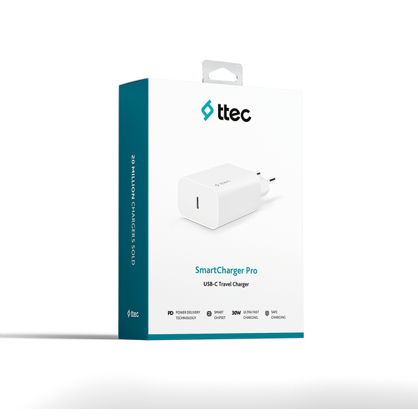 ttec SmartCharger PD 30W USB-C Seyahat Hızlı Şarj Aleti