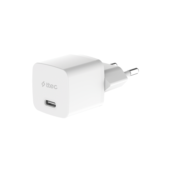 ttec SmartCharger GAN 30W PD Seyahat Hızlı Şarj Aleti + USB-C - Lightning 150cm Kablo 2SCG30LB