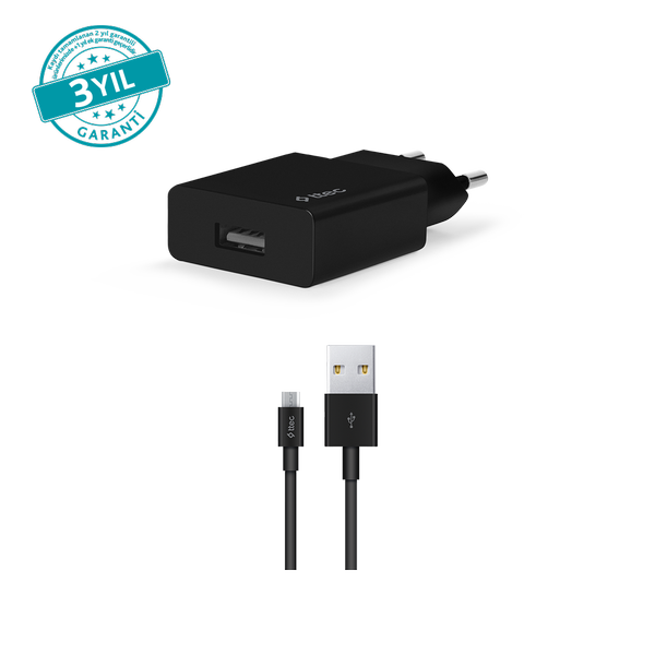 ttec SmartCharger 2.1A Seyahat Şarj Aleti + Micro USB Kablo