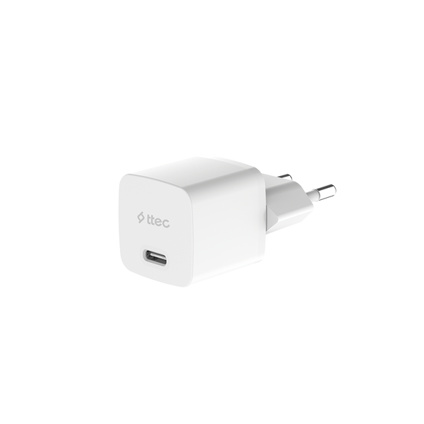 ttec SmartCharger GAN 30W PD Seyahat Hızlı Şarj Aleti + USB-C - USB-C 3A Kablo