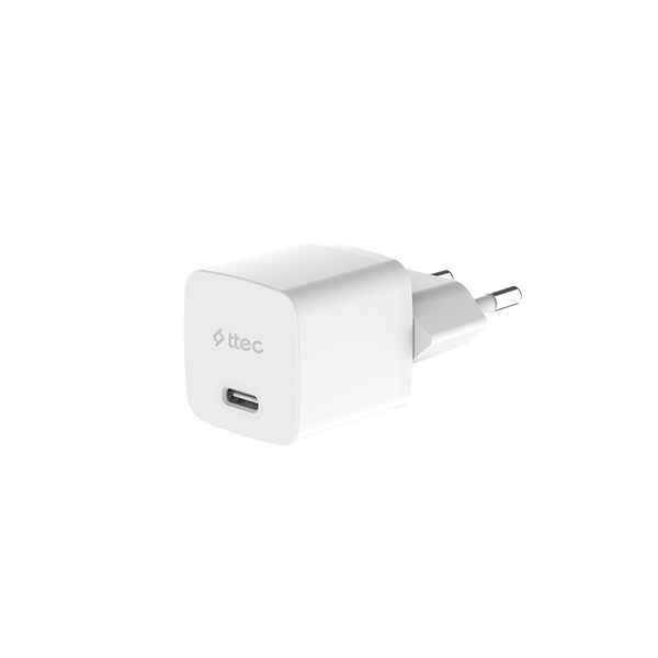 ttec SmartCharger GAN 30W PD Seyahat Hızlı Şarj Aleti + USB-C - USB-C 3A Kablo