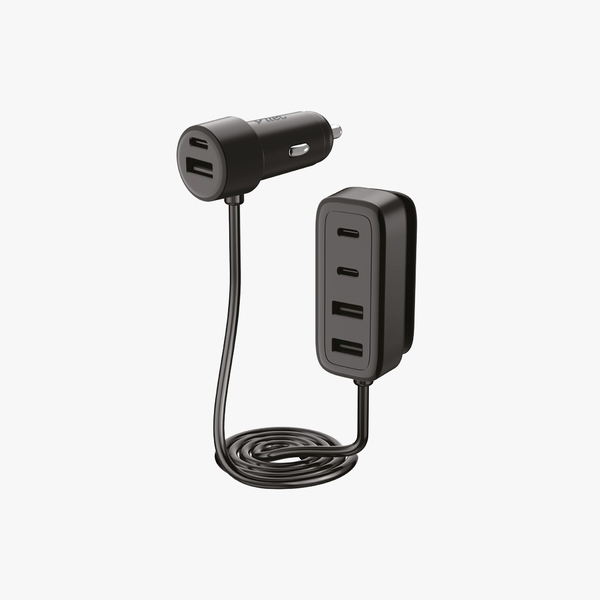 ttec SmartCharger 6sı 1 Arada PD 90W Araç Hızlı Şarj Aleti 3 USB-C+3 USB-A