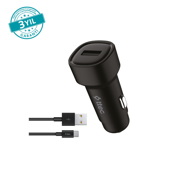 ttec SmartCharger 2.4A Araç Şarj Aleti + Micro USB Kablo