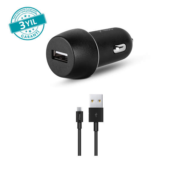 ttec SmartCharger 2.1A Araç Şarj Aleti + USB-C Kablo