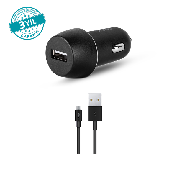 ttec SmartCharger 2.1A Araç Şarj Aleti + USB-C Kablo