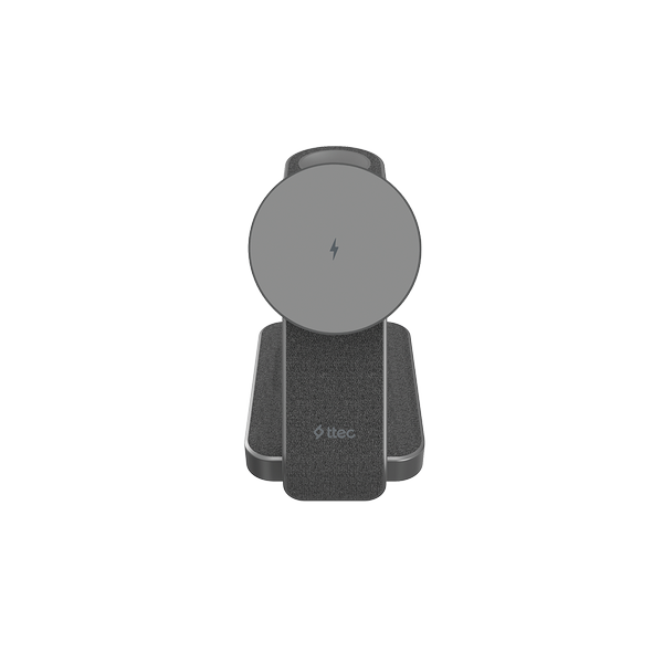 ttec AirCharger Quattro MagSafe Uyumlu 4’ü 1 Arada iPhone + Apple Watch + AirPods LED Aydınlatmalı Kablosuz Katlanabilir Şarj Standı – 2KS38S