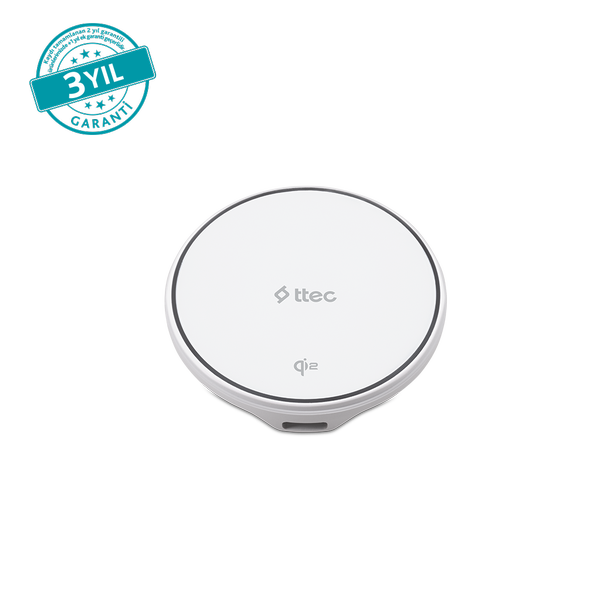 ttec AirCharger M Pro Qi2/MagSafe Özellikli 15W iPhone/Android Kablosuz Hızlı Şarj Aleti