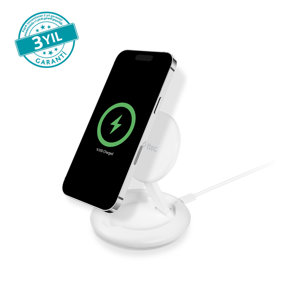 ttec AirCharger Up M MagSafe Uyumlu Kablosuz Şarj Standı