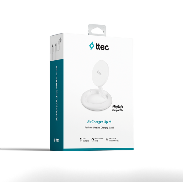 ttec AirCharger Up M MagSafe Uyumlu Kablosuz Şarj Standı