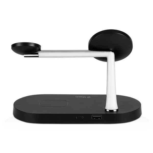 ttec AirCharger Quattro M MagSafe Uyumlu 4ü1 Arada iPhone + Apple Watch + AirPods LED Aydınlatmalı Kablosuz Şarj Standı
