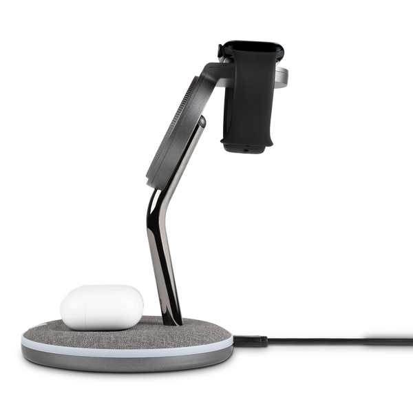 ttec AirCharger Trio M MagSafe Uyumlu 3’ü 1 Arada iPhone + Apple Watch + AirPods Kablosuz Şarj Standı