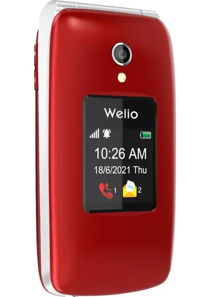 Welio Wkey T300 Kameralı Kapaklı Tuşlu Cep Telefonu (KVK Garantili)